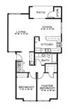 Fountain Valley 2 Bed 1 Bath 1047 SF
